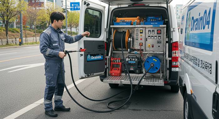 안양 하수구막힘 전문가에게 5