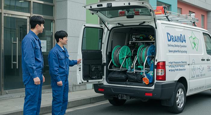 안양 24시 출동, 관양동 하수구막힘 뚫음