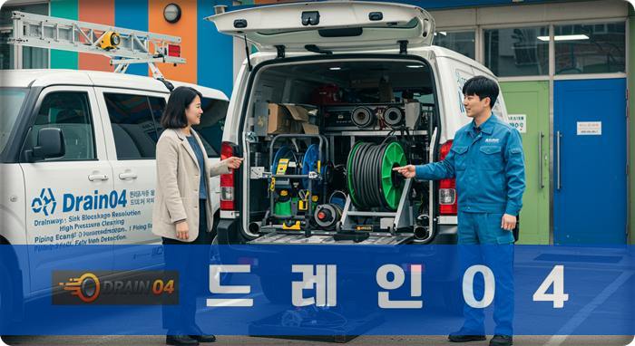 안양 24시 출동, 관양동 하수구막힘 뚫음