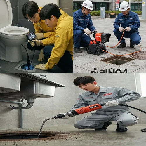 안양 갈산동 하수구 막힘 하수도 답답함 없이 뚫어 드려요