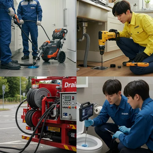 안양 하수구 뚫음 배수구 막힘 묵은 때까지 싹 제거