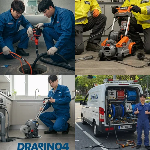 안양 하수구 뚫음 배수구 막힘 묵은 때까지 싹 제거