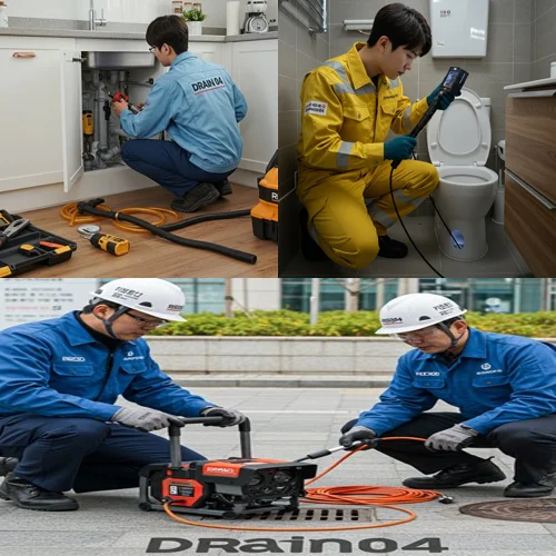 안양 하수구 뚫음 배수구 막힘 묵은 때까지 싹 제거