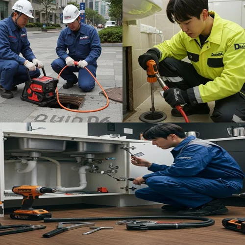 귀인동 변기막힘 수리 하수구 명가가 해결