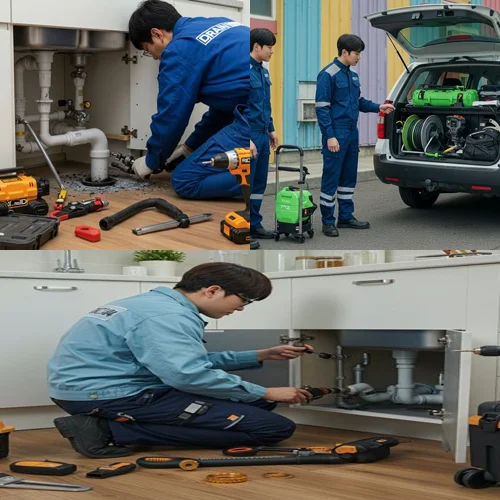 관양동 싱크대막힘 뚫어 전문가가 바로 출동