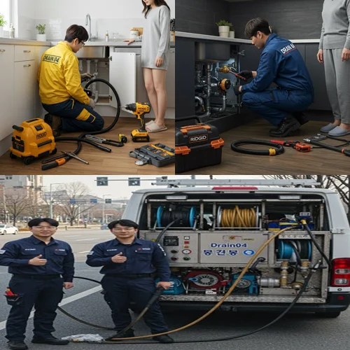 안양 하수구 뚫음 배수구 막힘 완벽한 복구 보장