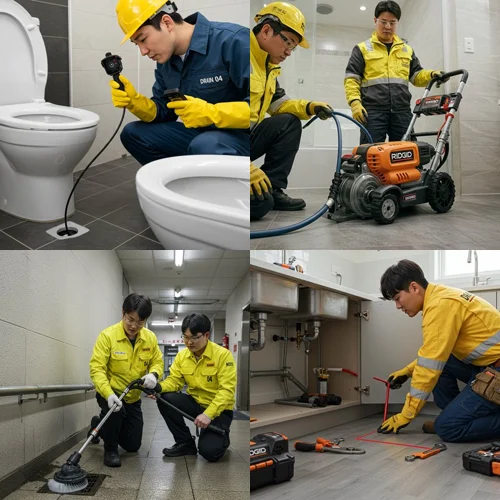 안양 고압세척 하수도 막힌 곳 없이 완벽하게