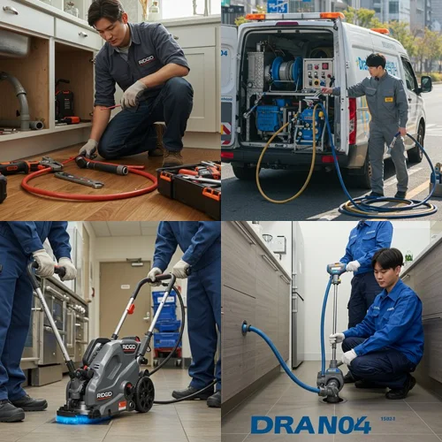 안양 고압세척 하수도 막힌 곳 없이 완벽하게