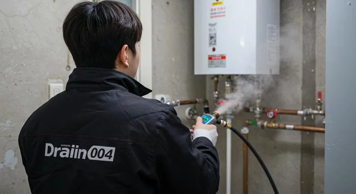 안양 갈산동 해빙 하수도 배관 업체 겨울에도 시원한 물줄기