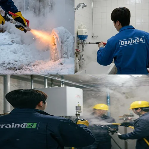 범계동 수도 동파 녹임 해빙 동파로 인한 불편 해소