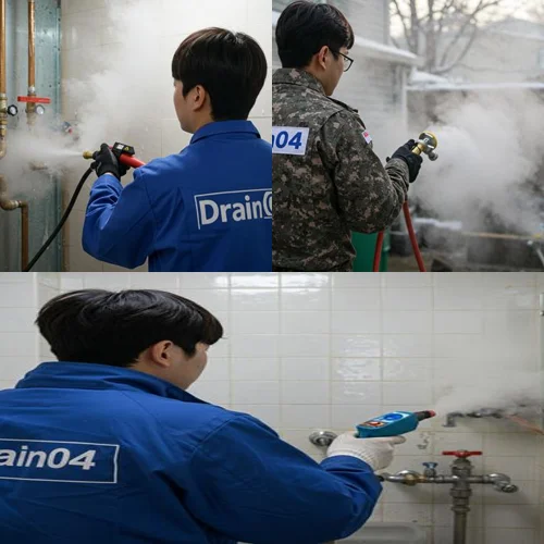 범계동 수도 동파 녹임 해빙 동파로 인한 불편 해소