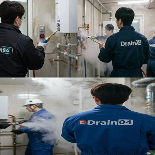 평안동 해빙 하수도 배관 업체 꽁꽁 언 하수도도 뚫어