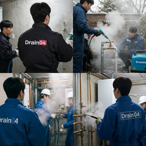 부림동 해빙 하수도 배관 업체 녹여서 운까지 뻥 뚫어