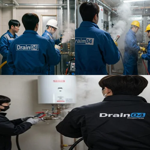 부림동 해빙 하수도 배관 업체 녹여서 운까지 뻥 뚫어