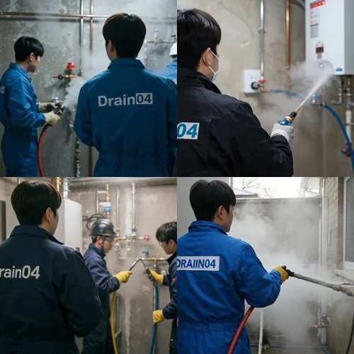 부림동 해빙 하수도 배관 업체 녹여서 운까지 뻥 뚫어