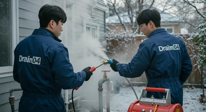 안양 갈산동 수도관 동파 하수구 꽁꽁 언 배관은 저희에게