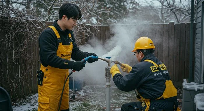 평안동 언 수도 녹임 해빙 업체 녹임으로 쾌적한 환경을