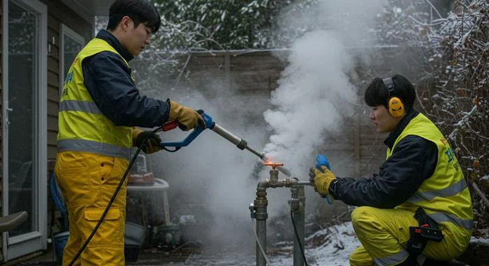 평안동 언 수도 녹임 해빙 업체 녹임으로 쾌적한 환경을
