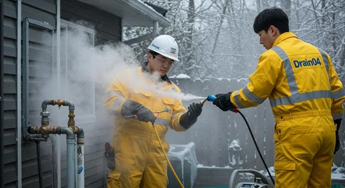 안양동 수도관 동파 하수구 꽁꽁 언 배관 전문 해빙