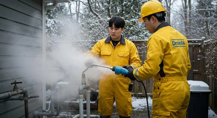 안양 신촌동 수도 동파 녹임 해빙 녹여서 새 배관처럼 통수