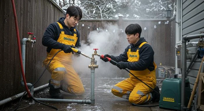 동안구 수도 얼었을때 꽁꽁 언 수도관 완벽 해빙