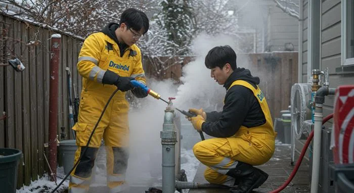 관양동 해빙 하수도 배관 업체 녹여서 해결 완료해 드려요