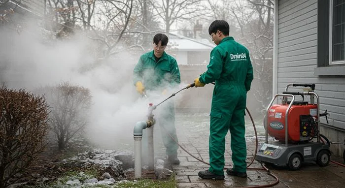 박달동 수도관 동파 하수구 녹여서 시원한 통수 약속