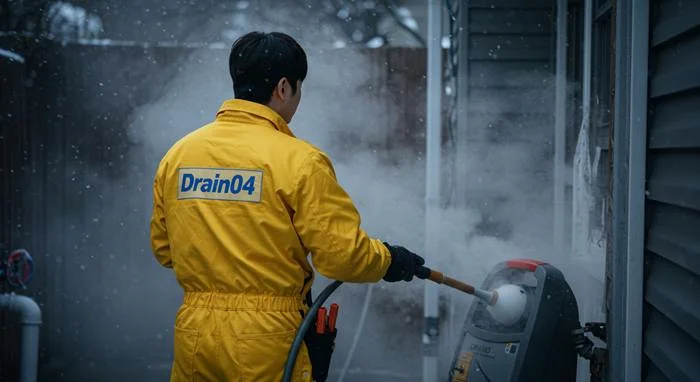 안양 수도관 동파 하수구 꽁꽁 언 수도관 시원하게