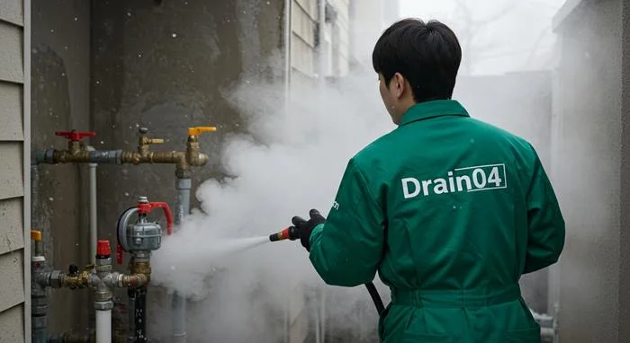 안양 수도관 동파 하수구 꽁꽁 언 수도관 시원하게