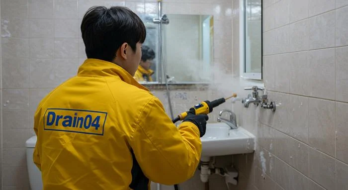 관양동 수도관 동파 하수구 녹여서 시원한 물 흐름