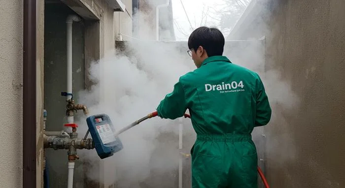 관양동 수도관 동파 하수구 녹여서 시원한 물 흐름