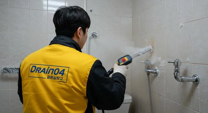 관양동 수도관 동파 하수구 녹여서 시원한 물 흐름