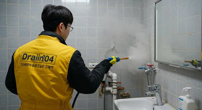 비산동 언 수도 녹임 해빙 업체 빠르게 녹여서 복구 완료