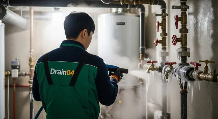 안양 언수도 녹임 하수구 수도관 해빙과 하수구 통수