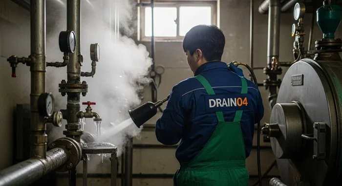 안양 언수도 녹임 하수구 수도관 해빙과 하수구 통수