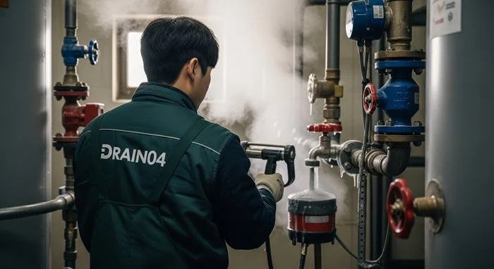 안양시 수도관 동파 하수구 녹여서 막힌 속까지 후련