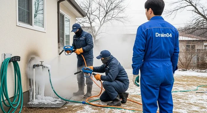 호계동 언 수도 녹임 해빙 업체 시원한 물이 흐르게 해드립니다