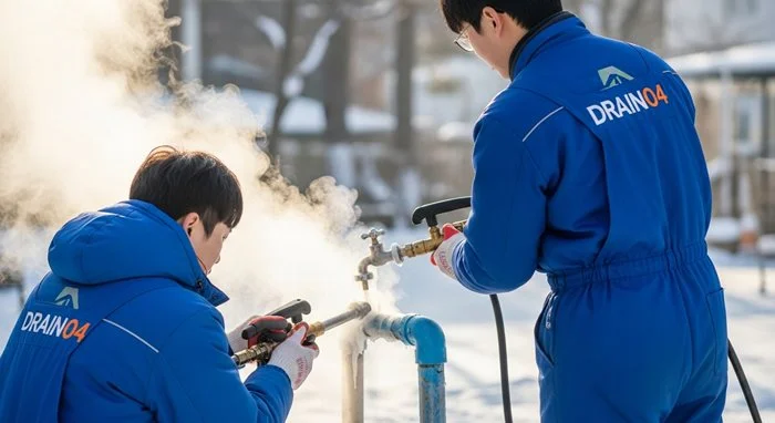 호계동 언 수도 녹임 해빙 업체 시원한 물이 흐르게 해드립니다