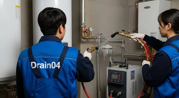 범계동 수도관 동파 하수구 꽁꽁 언 곳 빠르게 녹여