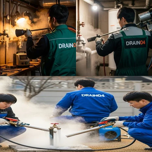 비산동 수도관 동파 하수구 수도관 해빙 확실하게