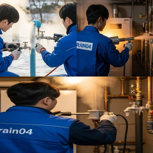 비산동 수도관 동파 하수구 수도관 해빙 확실하게