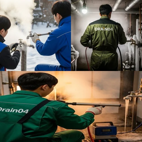 비산동 수도관 동파 하수구 수도관 해빙 확실하게