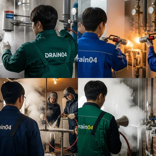 비산동 수도관 동파 하수구 수도관 해빙 확실하게