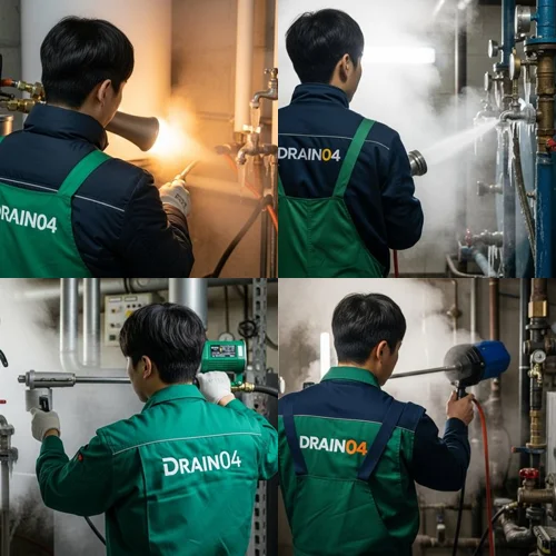 동안구 하수구 해빙 얼었을때 겨울철 하수구 걱정 끝