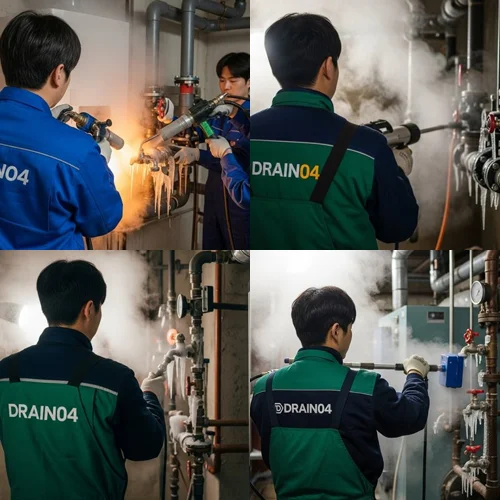 안양 신촌동 언 수도 녹임 해빙 업체 겨울 배관 해빙은 전문가에게