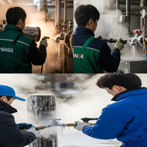안양 신촌동 언 수도 녹임 해빙 업체 겨울 배관 해빙은 전문가에게