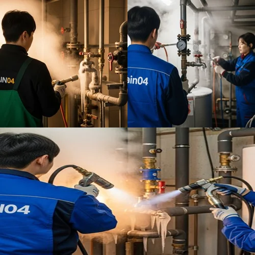 평촌동 수도 동파 녹임 해빙 녹임 전문가가 해결합니다