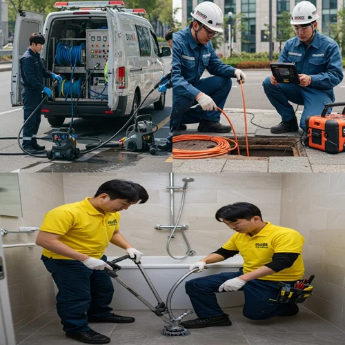 부림동 하수구막힘 뚫음 하수구 해결사가 왔어요