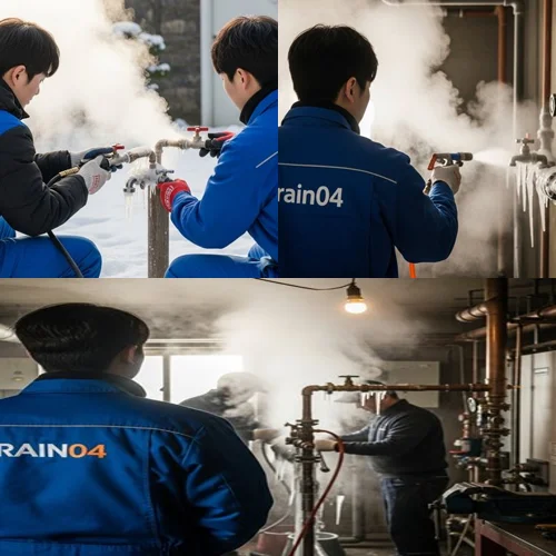 관양동 수도 동파 녹임 해빙 걱정 없이 따뜻한 겨울을