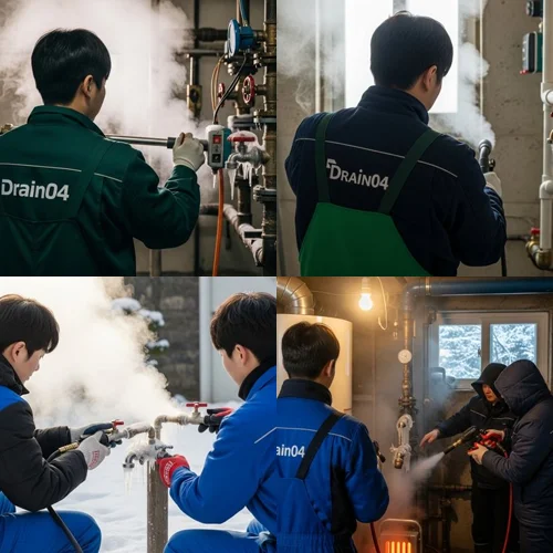 석수동 언 수도 녹임 해빙 업체 해빙 작업 안전하게 진행